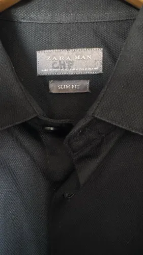 Camisa preta Zara