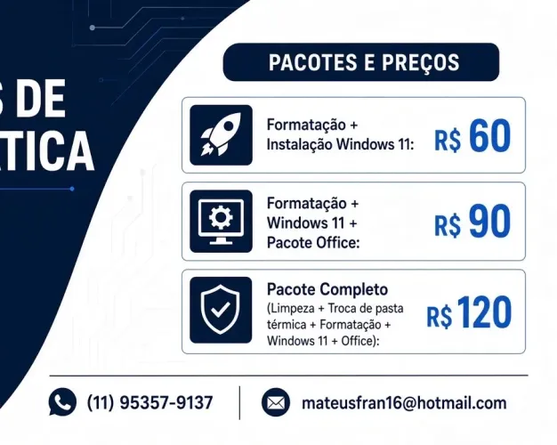 Informática com preço justo!