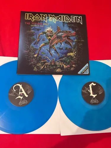 Iron Maiden Lp raro live Picture azul Duplo soundhouse Australia