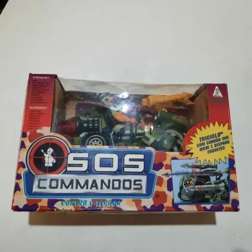 Raro Sos Commandos Gulliver-comandos Em Ação Estrela Anos 80