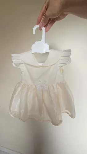 Lindo vestido social para bebê 0-3 meses