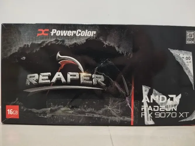 Placa de Video PowerColor Radeon RX 9070 XT Reaper, 16GB, GDDR6, 256-bit