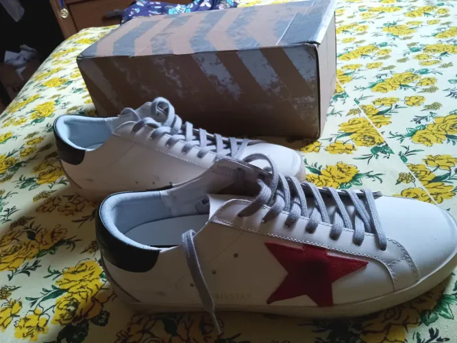 Tênis Golden goose 1:1 da estrela vermelha,novo