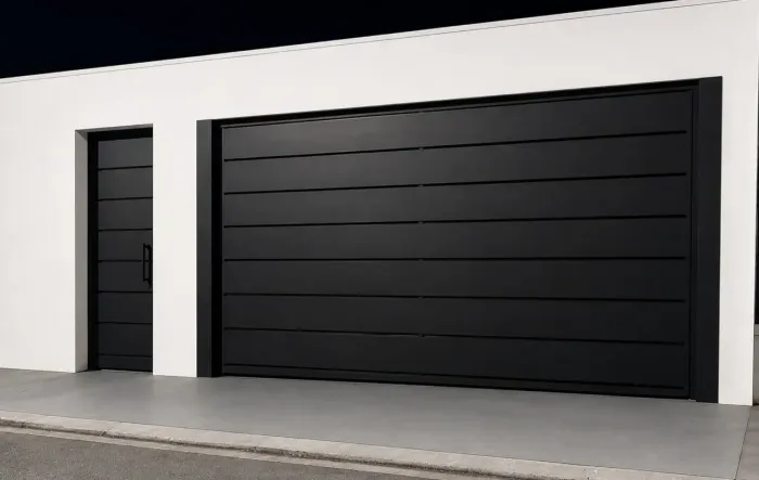 Portão de garagem de ferro