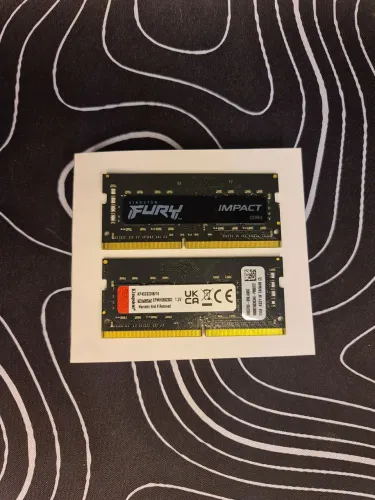  Memória Kingston Fury Impact 16GB DDR4 3200MHz (Lacrada)