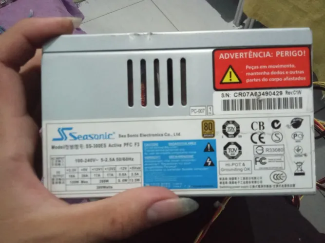 Fonte 300W Pc 80 plus