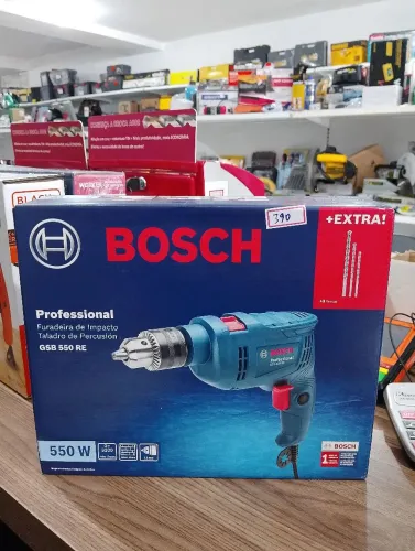 Furadeira de impacto 550 w gsb550 Re + broca bosch