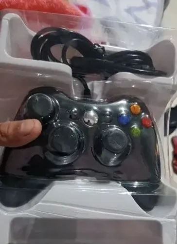 Controle De Xbox 360 Com Fio Para Video Game e PC (novo)