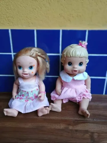 Lote de 2 bonecas baby alive