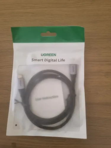 Cabo usb 3.1 geração 2 marca ugreen 10gbps 100w/5A 1 metro modelo 80150