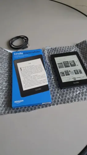 Kindle Paperwhite 10ª geração Novinho + Capa
