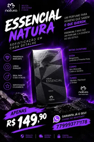 Perfume essencial natura! Original e lacrado