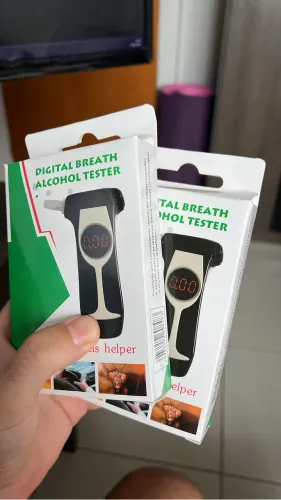 Bafometro portátil com ponteiras extras