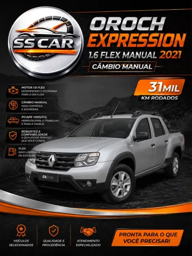 Renault Duster Oroch Express 1.6 Flex 16V Mec. 2021