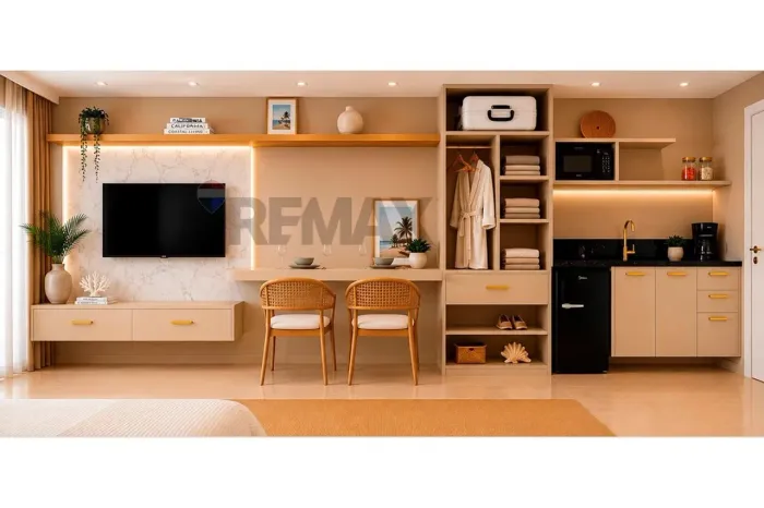 Aluguel de Flat Luxuoso em Jardim Oceania  Totalmente mobiliado