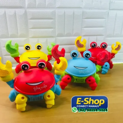 Caranguejo Dançante Infantil Musical Unisex