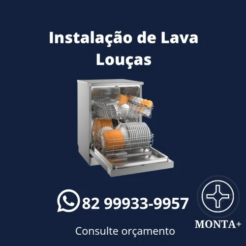 Instalação de lava louças