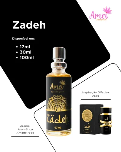 Perfume Amei Cosméticos Zadeh 17ml