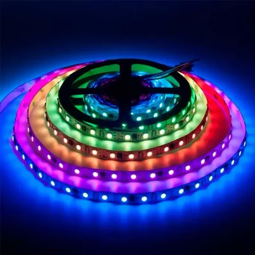 Fita de Led RGB Colorida 5m + Controle + Fonte