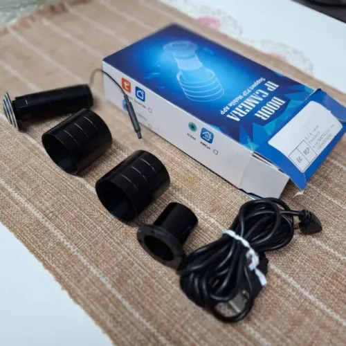 Olho Mágico Wifi Icsee Com Câmera Olho De Gato