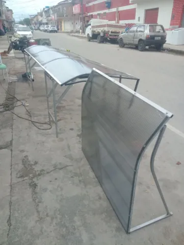Toldo fixo e toldos cortinas, Fachadas de lonas e ACM