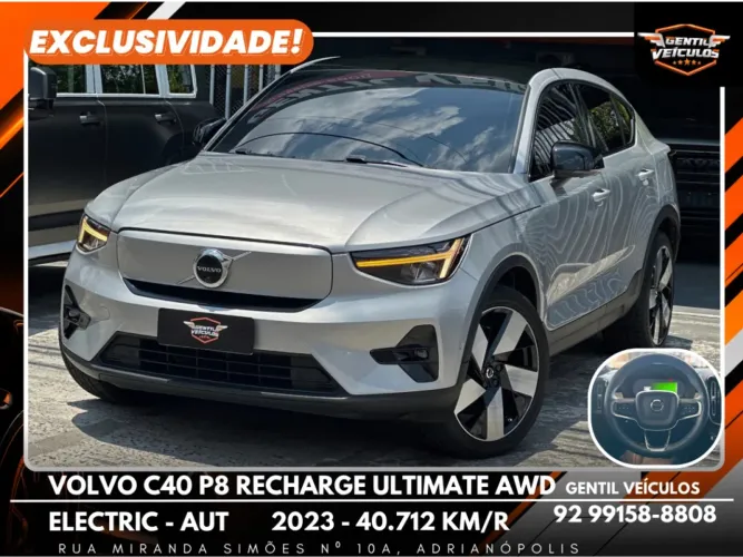 Volvo C40 Recharge Pure Eletric (elétrico) 2023