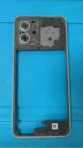 ARO LATERAL MOTO G54 5G VERDE PEÇA ORIGINAL RETIRADA