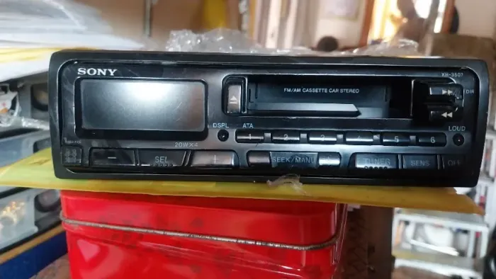 rádio Toca fitas Sony frente destacável