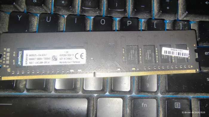 Memória 16g ddr4