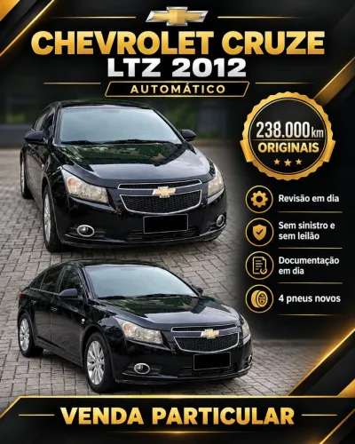 Chevrolet Cruze LTZ 1.8 16V Flexpower 4P Aut. 2012