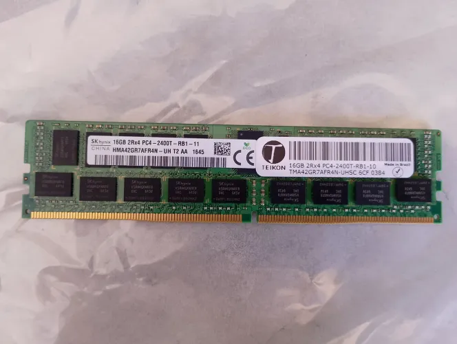 MEMÓRIA RAM DDR4 16GB 2400MHZ ECC PARA X99 E SERVIDORES