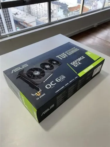 ASUS TUF GTX 1660 Super 6Gb GDDR6 OC 3 FANS + RGB ZERADA + Garantia! igual 2060!