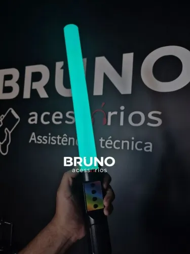 Bastão de luz Led RGB profissional fotográfica é vídeo 