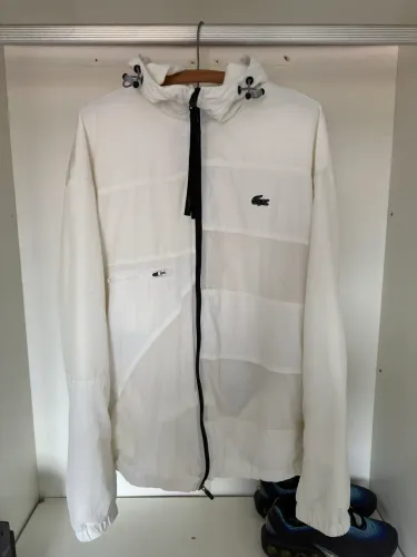 Jaqueta Lacoste Patchwork Effect Jacket Original, Peça Exclusiva 