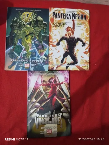 3 HQS DA MARVEL NO PRECINHO DE CAPA DURA - 50 reais