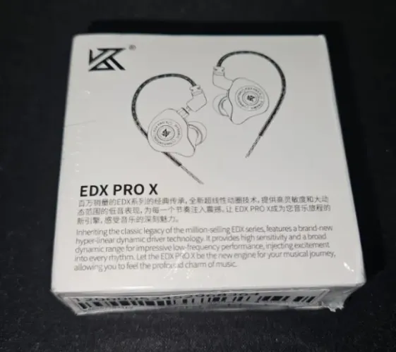 KZ EDX Pro X (Preto) - versão sem microfone