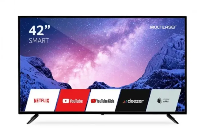 Televisão 42 polegada, bis smart