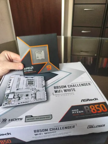 Processador Ryzen 9 9900x + placa mãe B850M novos, lacrado