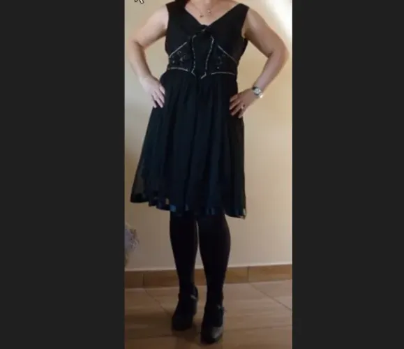 Vestido Social Preto M | Vestido Festa | Vestido Cerimonial | Vestido Halloween