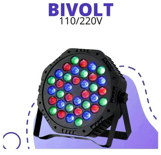 Canhao parled 18 leds com controle remoto faça sua decoração ou festa com esta linda ilu