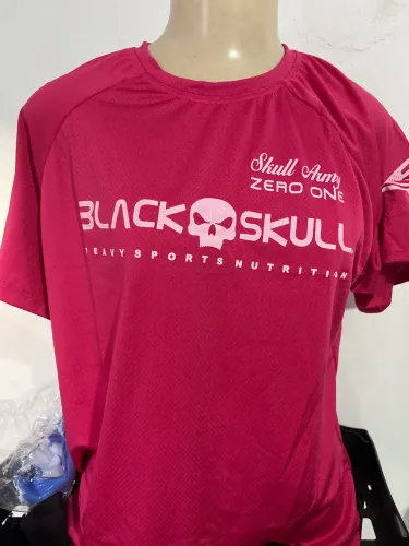Camisa rosa Black scull
