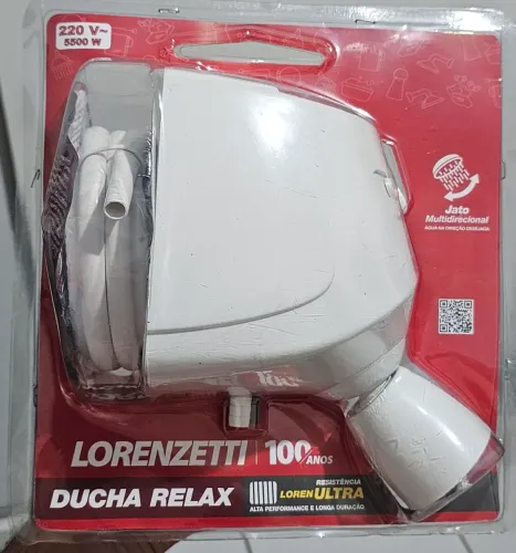 Chuveiro Duche Relax Lorenzetti 550w 220v novo com NF e Garantia.