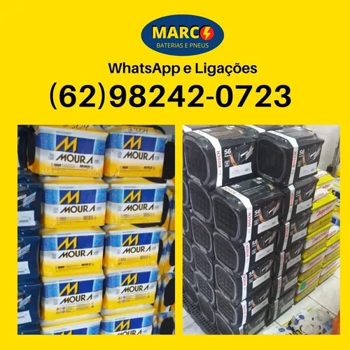 Bateria Nova 60 amperes Bateria Usada 60 Amperes Bateria Nova 70 Amperes 