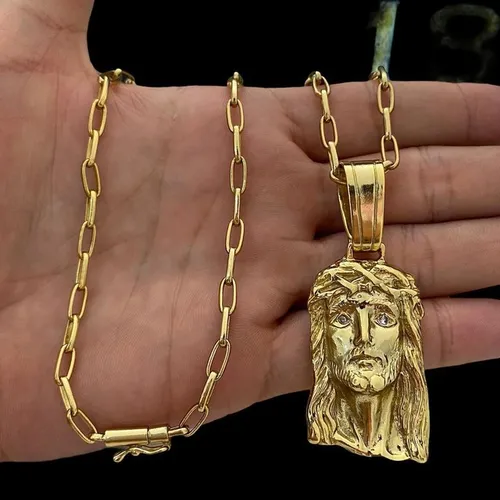 Cordão com pingente Banhado a ouro 18k