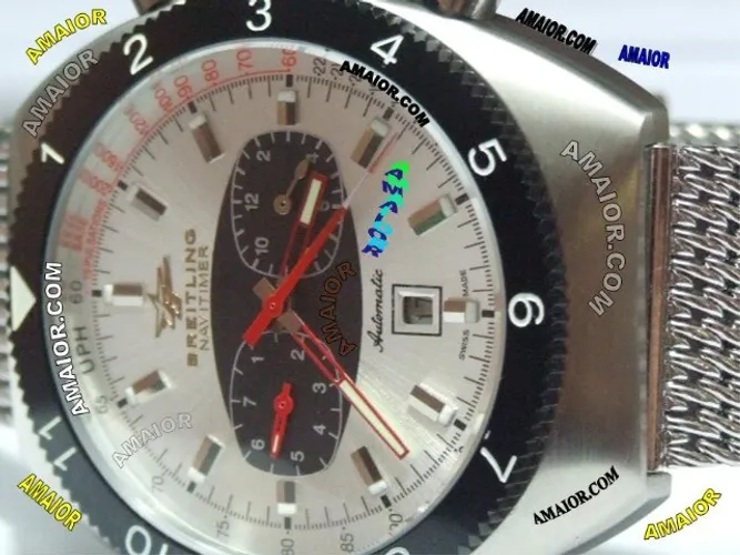 Relogio Breitling Datora Prateado 46mm Automatico