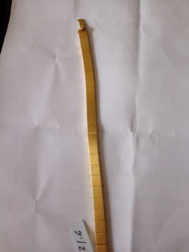 Pulseira em ouro amarelo estilo retângula Antônio Bernardo.