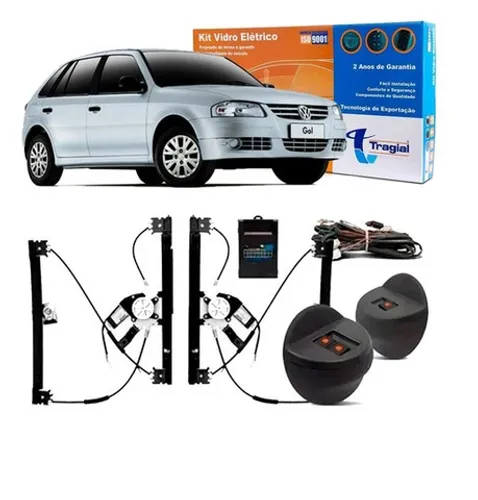 Kit Vidro Elétrico Volkswagen Saveiro Gol e Parati - G4 Tragial