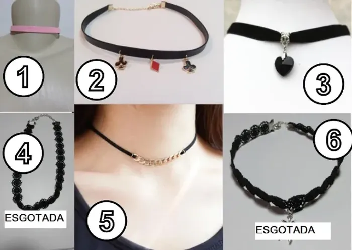 kit Bijuteria 20 peças prontas - pulseira e gargantilha sortidas