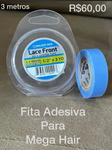 Fita Adesiva para Mega Hair,Lace ou Prótese Capilar