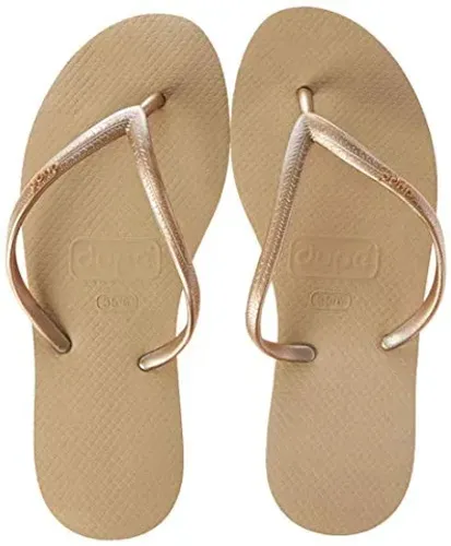 Vendo sandália Dupé Rosa e na cor bege dourado